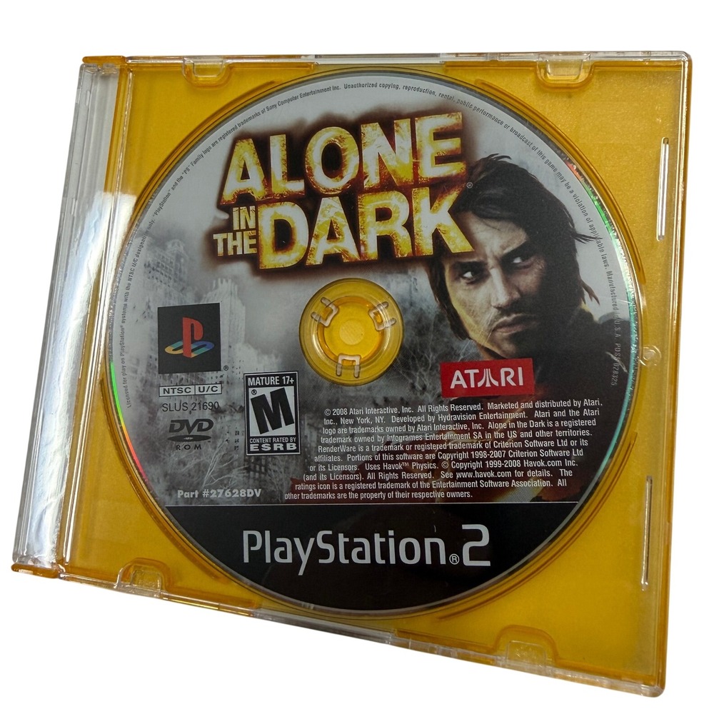 Alone in the Dark Sony PlayStation 2 PS2 Game Disc Only